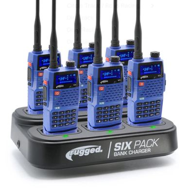 6 PACK - Choose Your Business Band Two Way Handheld Radio