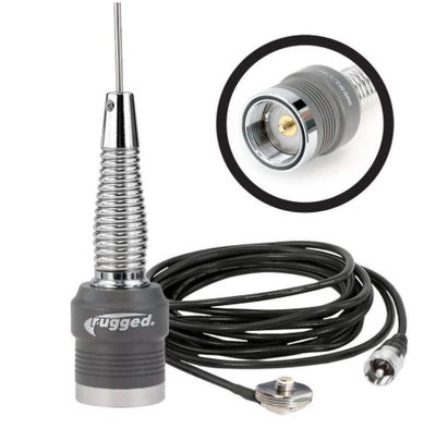 VHF Antenna Kit with 1/2 Wave No Ground Plane (NGP) Antenna &amp; NMO Mount