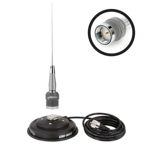 VHF 1/2 Wave No Ground Plane (NGP) Antenna Kit with Magnetic Mount