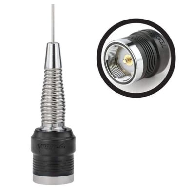 UHF &amp; VHF Wide Band 1/4 Wave Antenna with Spring (132 - 525 MHz)