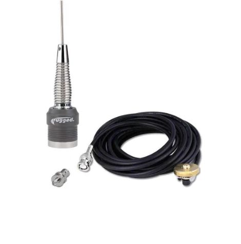 VHF External Antenna Kit for Handheld Radios (VHF 144 - 174 MHz), Select Your BNC Adapter: Rugged R1 / RDHX / RDH16 / AMH7 BNC Adapter