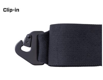 2" Lap and Link Lap Belt with Clip-In tabs