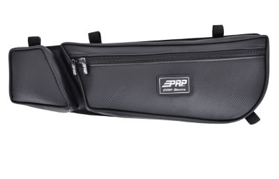 Front Door Bags with Knee Pad for Can-Am Maverick X3, Black (Pair)-