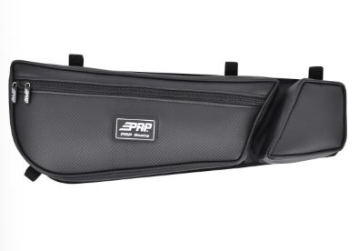 Front Door Bags with Knee Pad for Can-Am Maverick X3, Black (Pair)-