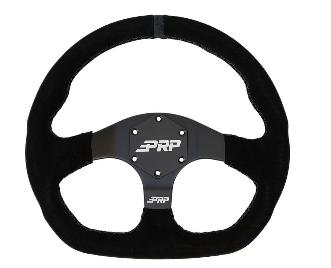 PRP COMP-R SUEDE STEERING WHEEL, Color: BLACK