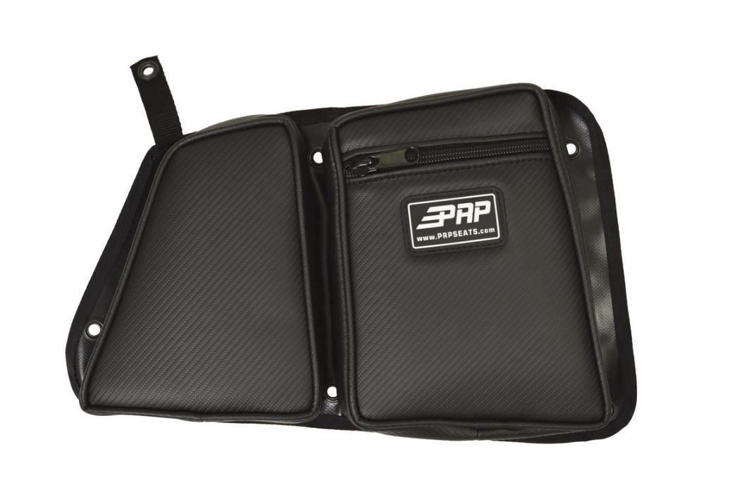 PRP  REAR DOOR BAGS WITH KNEE PAD FOR POLARIS RZR, LOCATION: FRONT DRIVER
