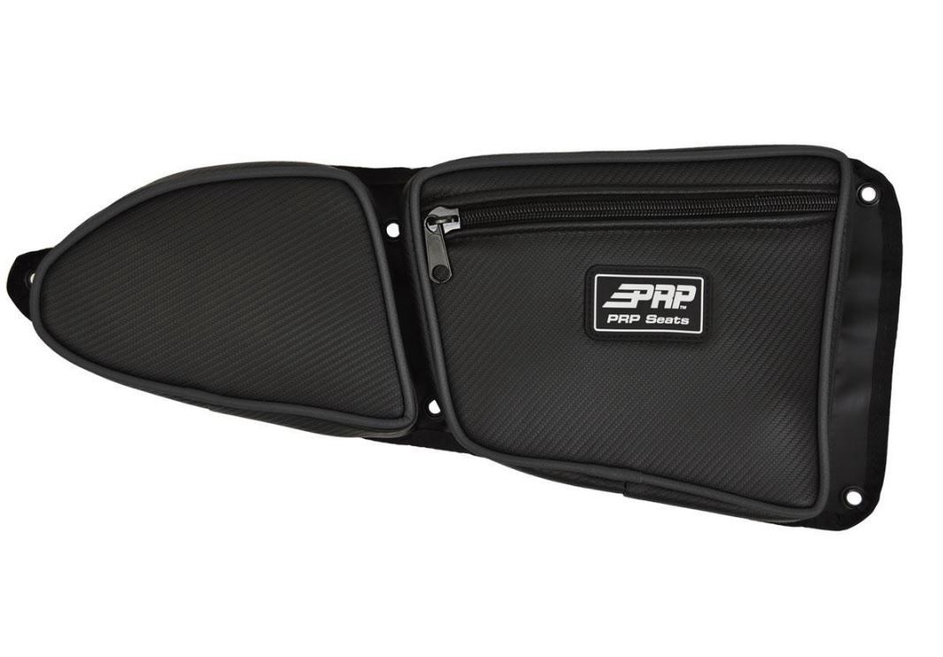 PRP FRONT DOOR BAG WITH KNEE PAD FOR 2014-2023 POLARIS RZR XP 1000, XP TURBO, TURBO S, LOCATION: FRONT PASSANGER