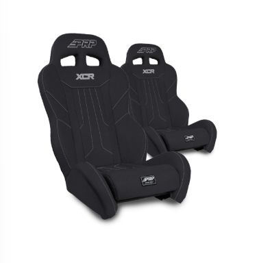 XCR Suspension Seats Kit for Can-Am Maverick R, R MAX (Front) (Pair), CHOOSE COLOR: Black