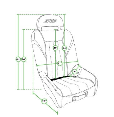 GT/S.E. Suspension Seats Kit for Can-Am Maverick X3 (Pair), Black &amp; Gray