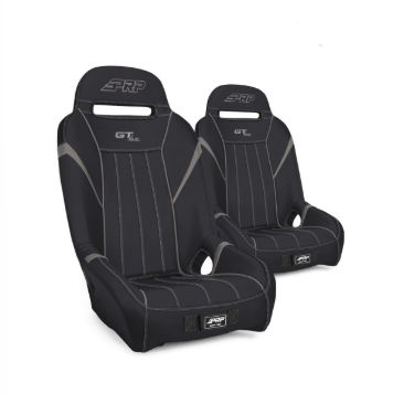 GT/S.E. Suspension Seats Kit for Can-Am Maverick X3 (Pair), Black &amp; Gray