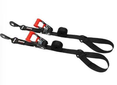 1.5" UTV Wheel Lasso Tie-Down (2 Pack) - Black