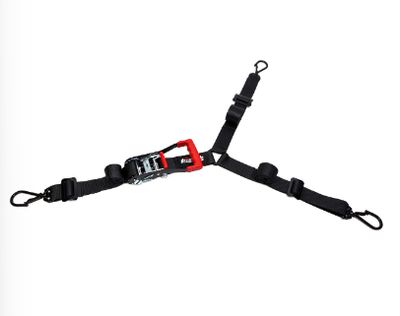 Heavy-Duty Spare Tire 3-Point 2 in. Tie Down w/ Swivel Hooks