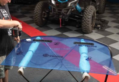 Polaris RZR Turbo R Custom Cage Windshield Kit