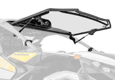 Can-Am Maverick R Scratch-Resistant Flip Windshield