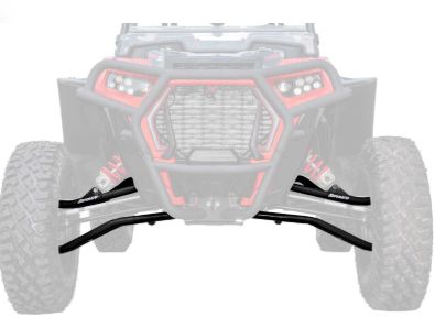 Polaris RZR XP Turbo S High Clearance Front A-Arms, Pre-installed Ball Joints ?: Heavy-Duty 4340 Chromoly Steel