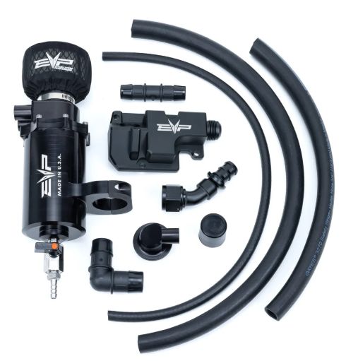 EVP Air/Oil Separator Catch Can Kit for Polaris RZR Turbo R, Pro XP &amp; XP Turbo/S