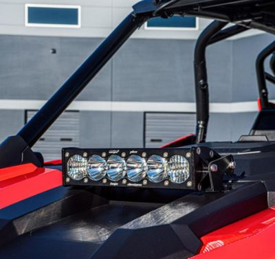 Polaris S8 10 Inch Hood Mount Light Bar Kit - Polaris 2020-25 RZR Pro XP; 2024 RZR Turbo R-