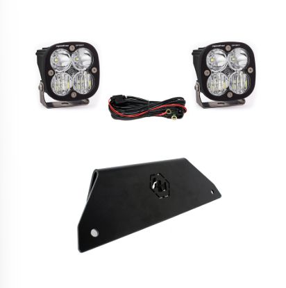 Polaris Squadron Sport Bumper Lower Mount Light Kit - Polaris 2020-25 RZR Pro XP, Color: Clear