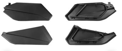 4pcs Lower Doors Panels with Metal Frame for Can-Am Maverick X3 MAX