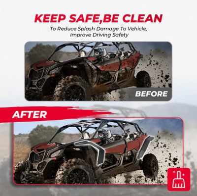 Upgraded Extended Fender Flares for Can-Am Maverick X3 / X3 Max