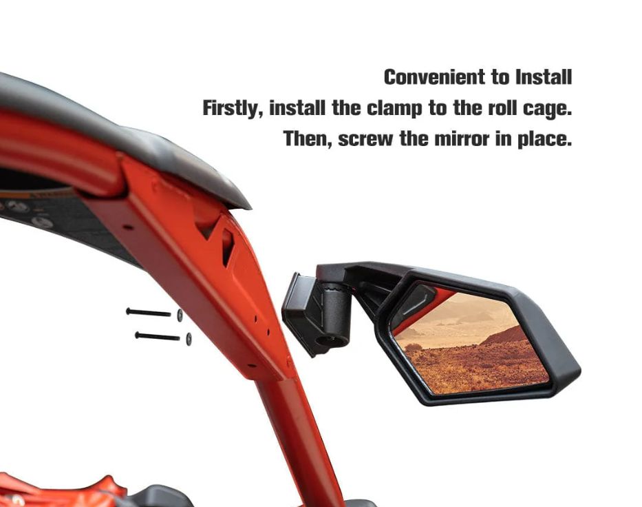 Side Mirrors for Can-Am Maverick X3 / X3 MAX 2017-2025