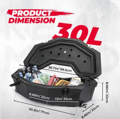 30L Rear Storage Box for Can-am X3/MAX, Commander, Outlander