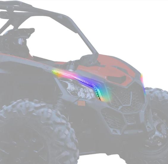 RGB Fang Lights with APP+RF Remote Control for Can-Am Maverick X3/MAX