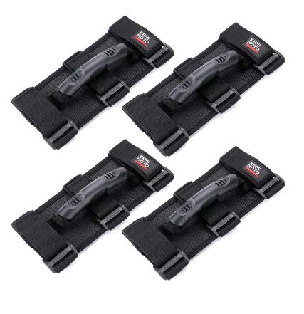 UTV Grab Handles Fit 1.5 inch to 2 inch Round Bar Cage (4 Packs)