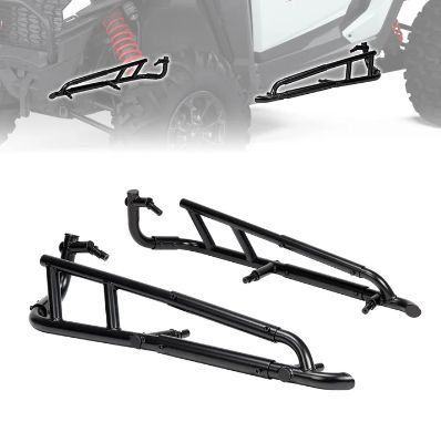 Heavy Duty Steel Nerf Bars Rock Sliders for Polaris RZR XP 1000/ XP 4 1000 2024-2025, 2-Seat
