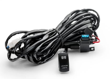 LED Light Wiring Harness with Rocker Switch