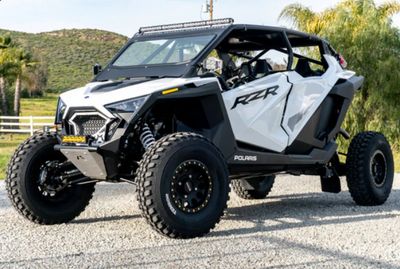 Polaris Pro XP 4-Seat Stock Point Roll Cage and Roof
