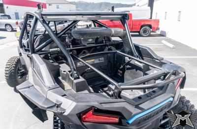 Polaris Pro 2-Seat Stock Point Roll Cage and Roof