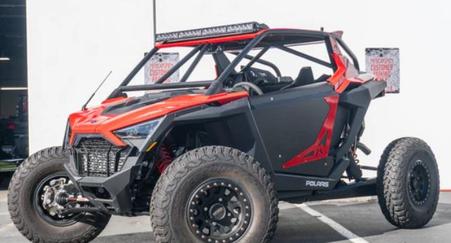 Polaris Pro 2-Seat Stock Point Roll Cage and Roof