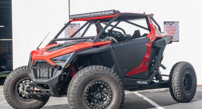 Polaris Pro 2-Seat Stock Point Roll Cage and Roof