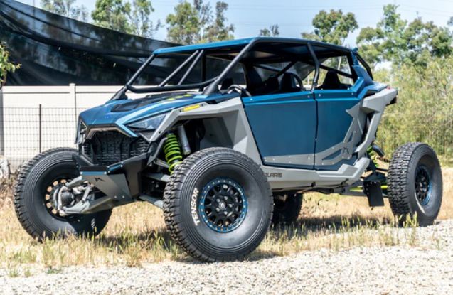 Polaris Pro Turbo R 4-Seat Stock Point Roll Cage and Roof