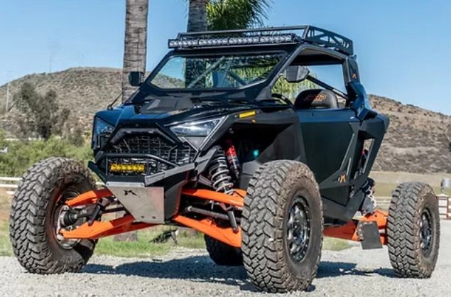 Polaris Pro Turbo R 2-Seat Stock Point Roll Cage and Roof