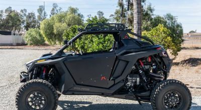 Polaris Pro R 2-Seat Stock Point Roll Cage and Roof