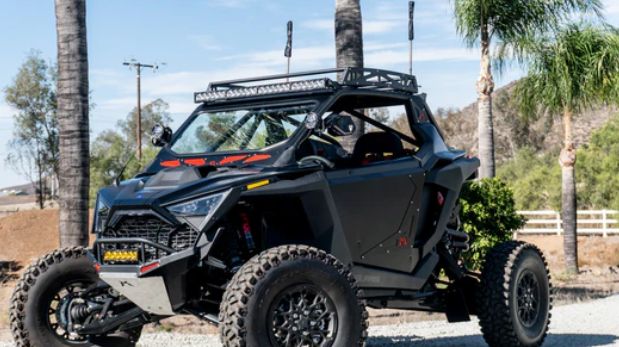 Polaris Pro R 2-Seat Stock Point Roll Cage and Roof