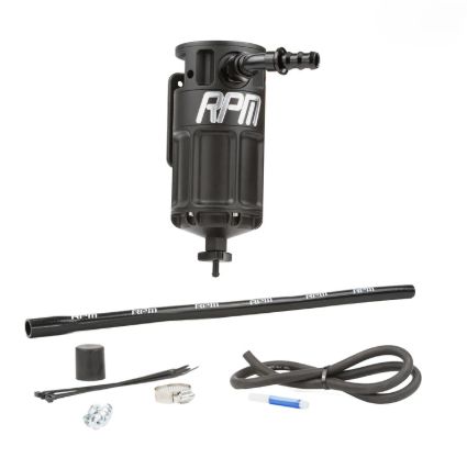 RPM Polaris RZR Turbo, XPT, Turbo R, Pro S, &amp; Pro XP 4-Stage Oil Catch Can Kit-
