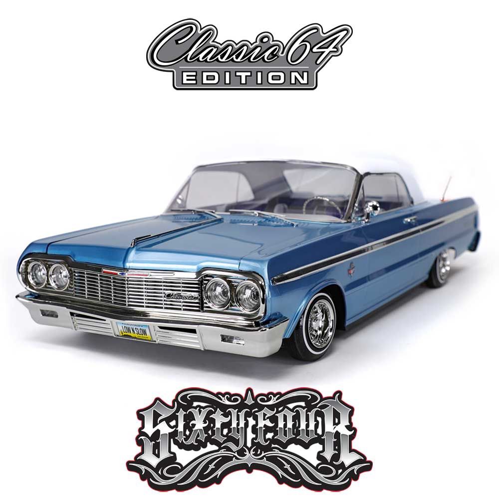 Redcat SixtyFour RC Car - Light Blue &amp; White