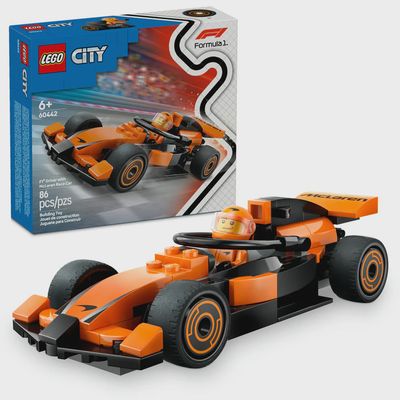 60442 F1 Driver with McLaren Race Car