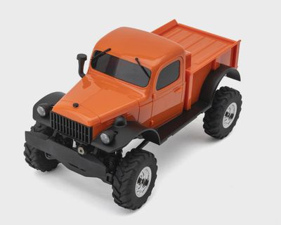 UCX24 1/24 Scale 4WD Micro Rock Crawler w/Salvator Hardbody (Orange)