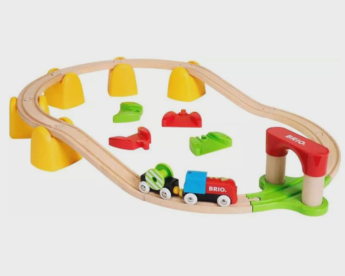 Brio My First Railway Battery Powered Wooden Train Set