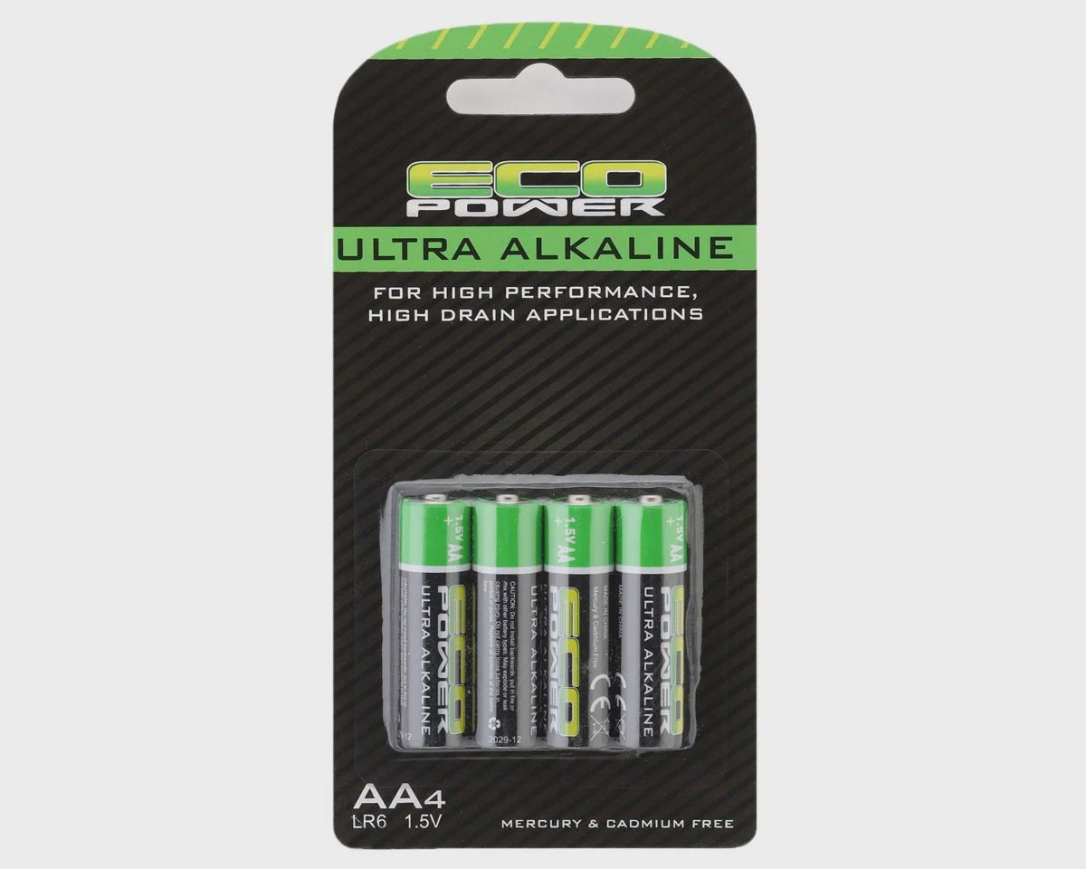 Ultra Alkaline AA Batteries (4)