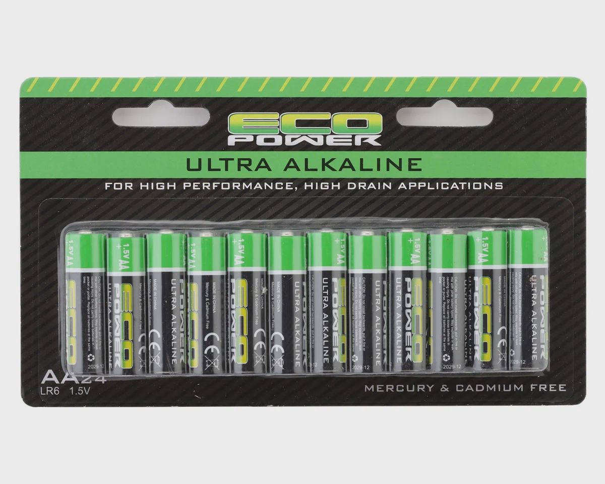 Ultra Alkaline AA Batteries (24)