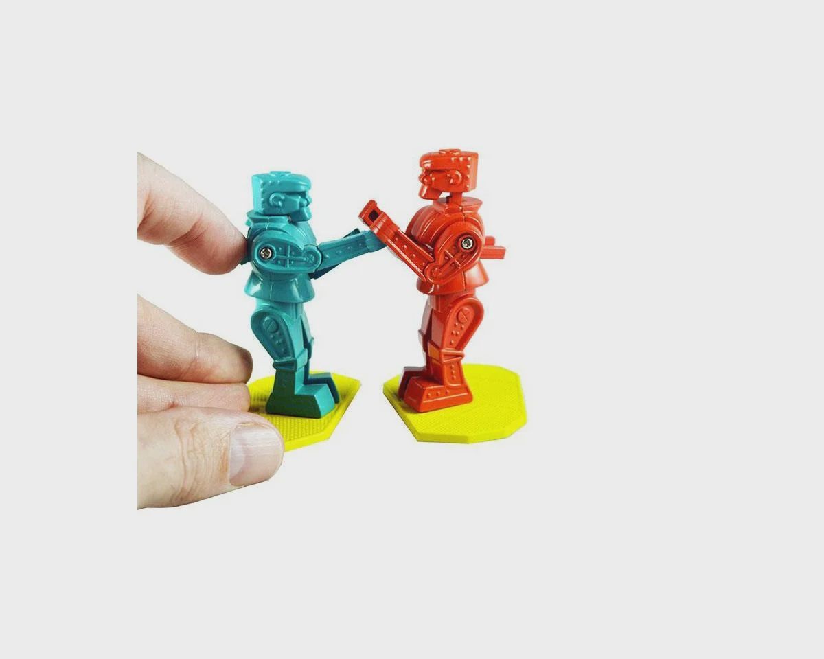 Super Impulse World&#39;s Smallest Rock&#39;Em Sock&#39;Em Robots