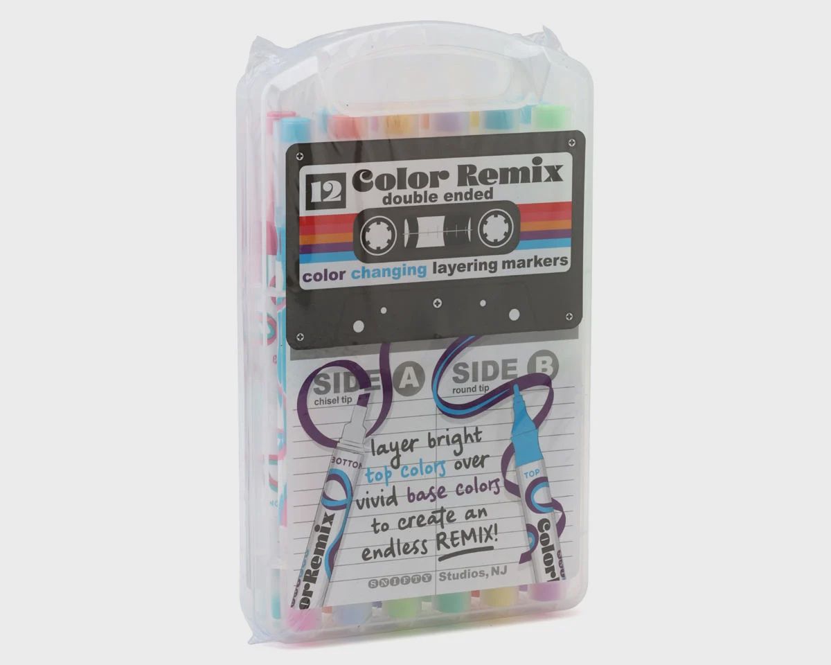 Snifty Pen Color Remix Double Ended Color Changing Layering Markers (12)
