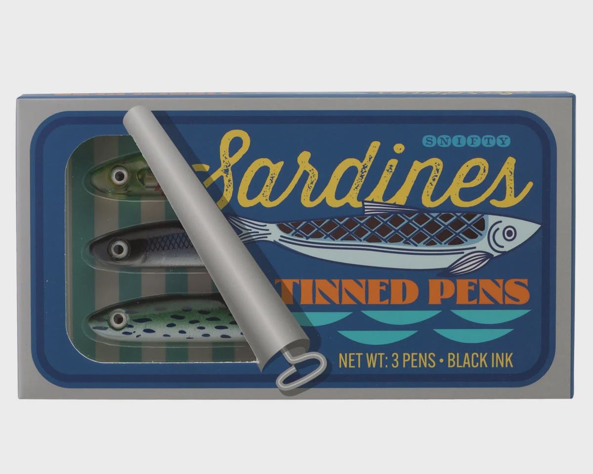 Snifty Pen Sardines Tinned Fish Pen Set (3 Pens)
