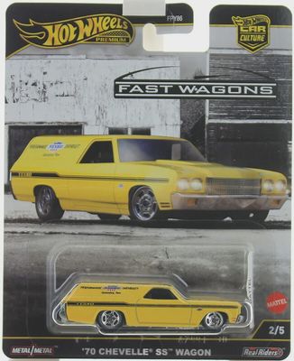 Mattel Hot Wheels Premium Car Culture Circuit Legends Fast Wagons &#39;70 Chevelle SS Wagon