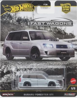 Mattel Hot Wheels Premium Car Culture Circuit Legends Fast Wagons Subaru Forester STI